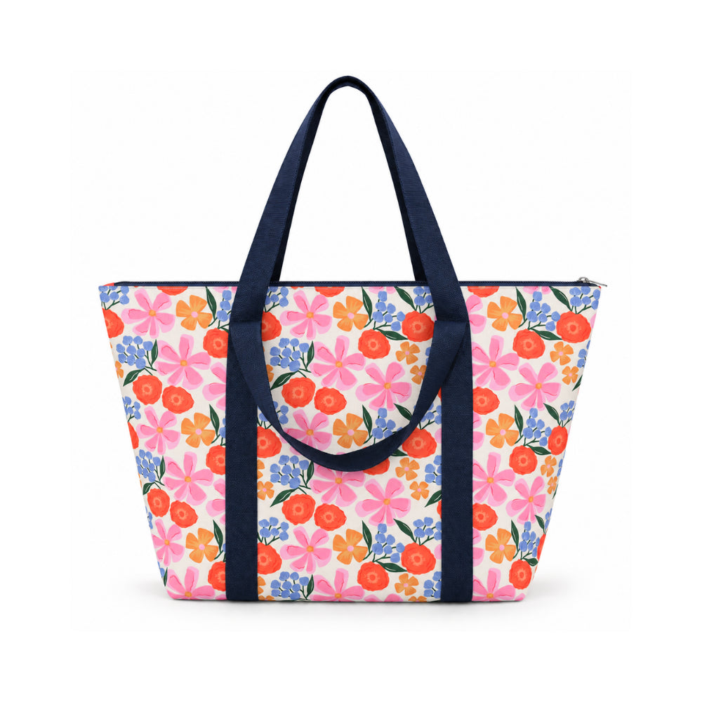 The Grapefruit Collection Cooler Tote - SUMMER BLOOMS