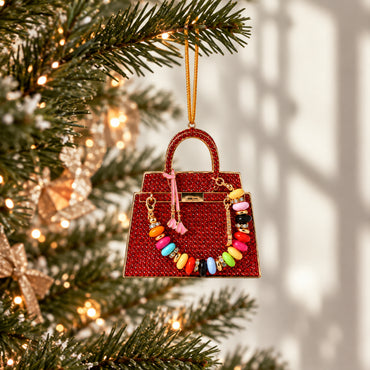 Holly Days Christmas Collection Gem Tree Decoration - GEM HANDBAG