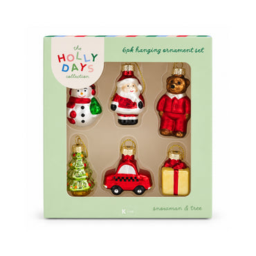 Holly Days Christmas Collection Tree Decoration - SNOWMAN AND TREE