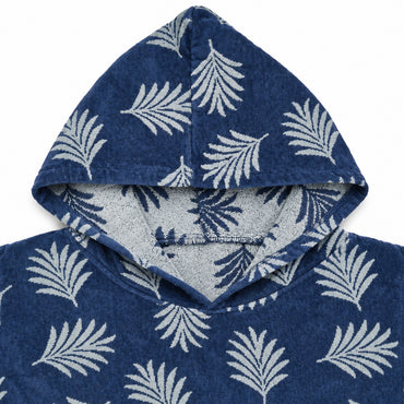 Sun and Sea Collection Adult Beach Poncho with Pocket - DANCING LEAVES
