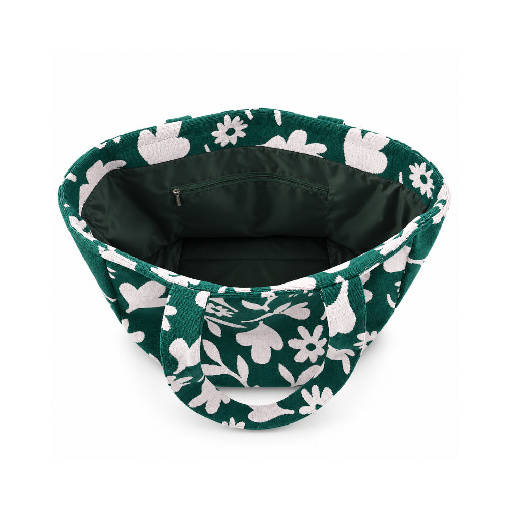Sun and Sea Collection Terry Towel Large Tote Bag - RETRO BUDS