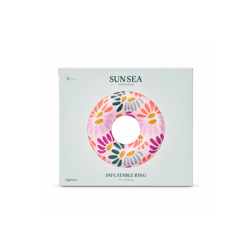 Sun and Sea Collection Inflatable Ring - SUMMER DAISIES