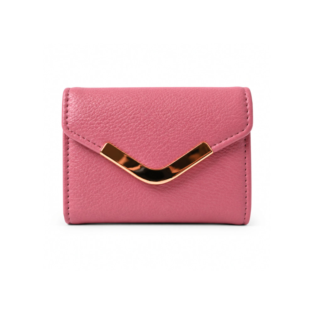 Rosewood Collection Flapover Card Pouch - ROSE