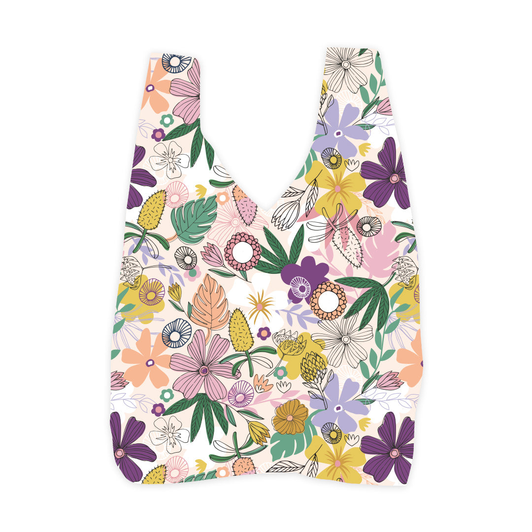 Reusable Large Tote Bag - FESTIVAL