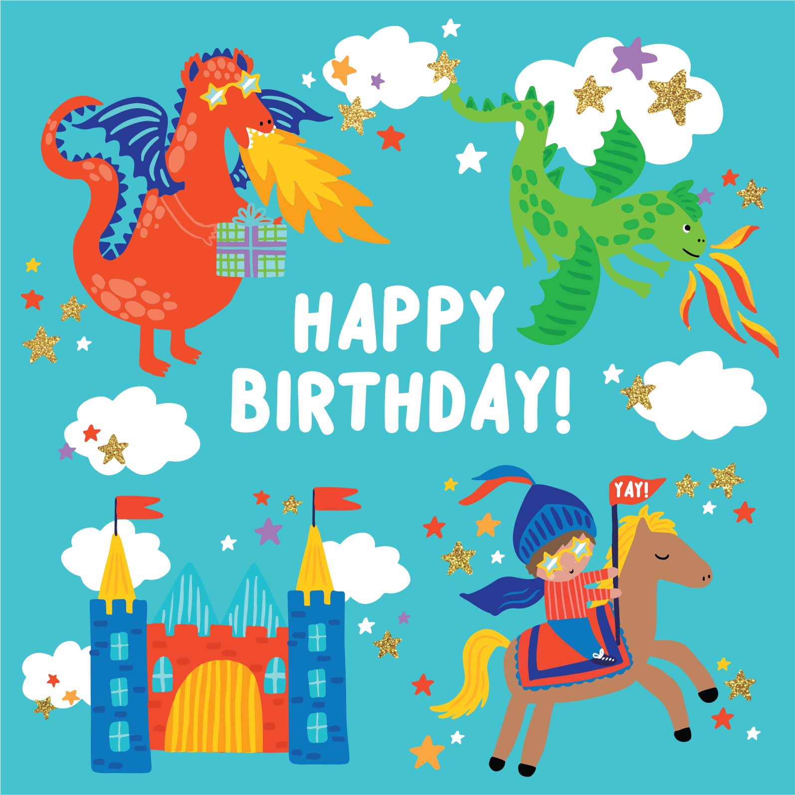 Greeting Card Enchanted - ADVENTURE BIRTHDAY