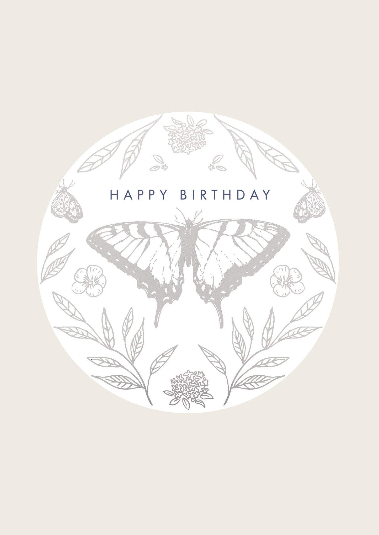 Greeting Card Dainty - FLUTTER BIRTHDAY