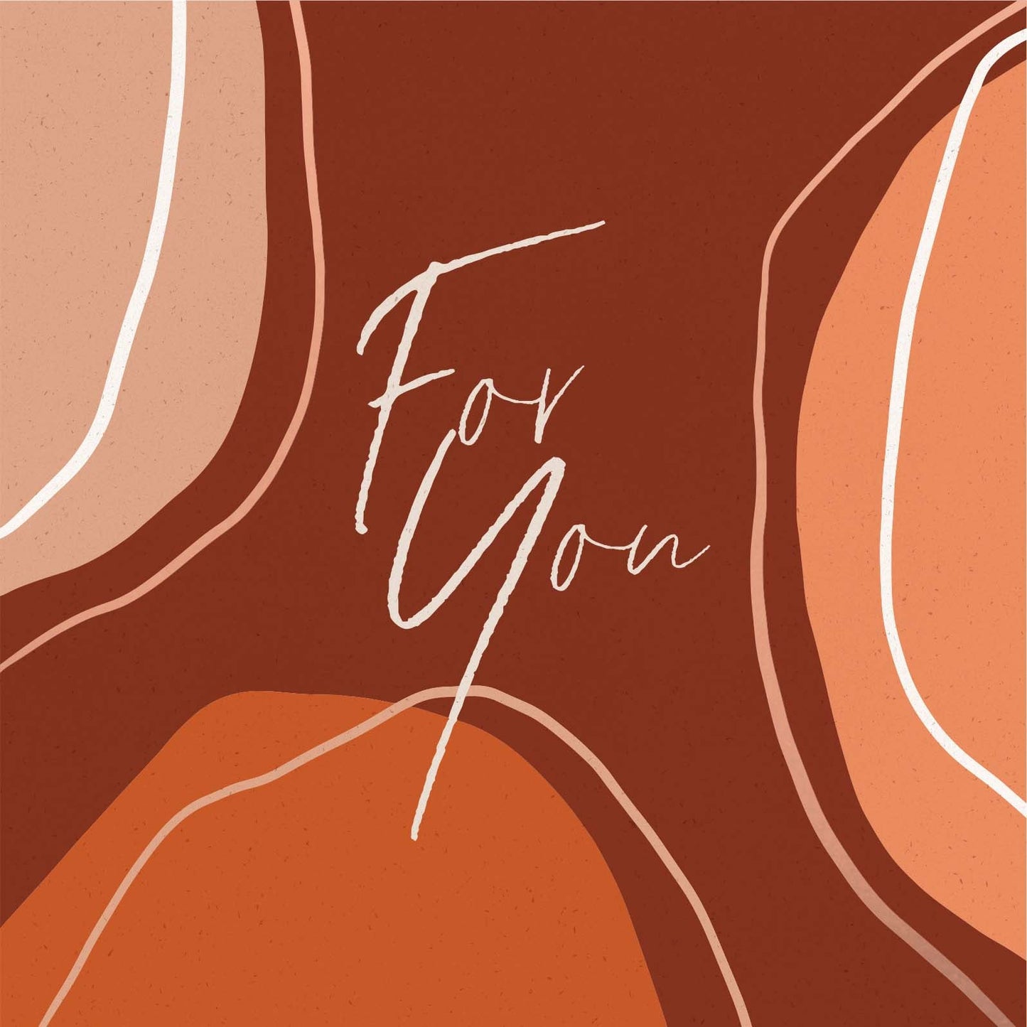 Greeting Card Rust - FOR YOU