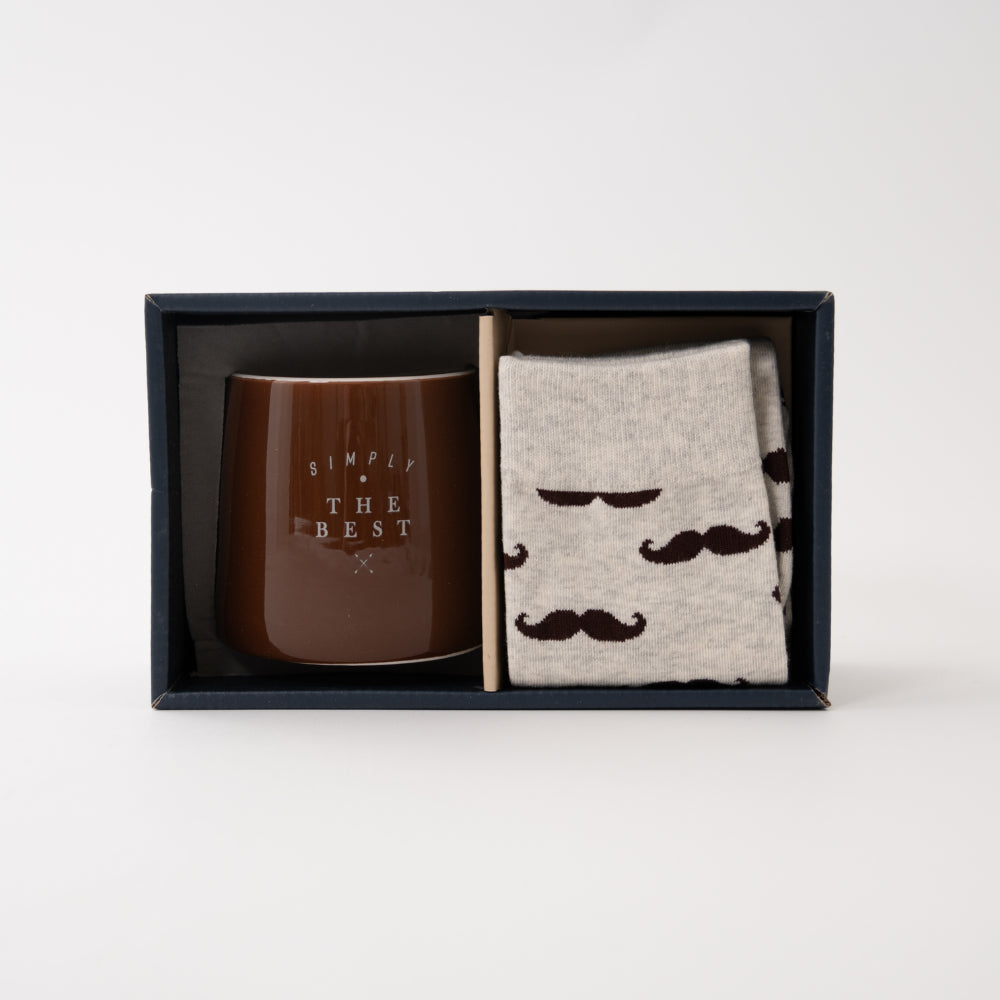 Ceramic Mug & Sock Set - The Best