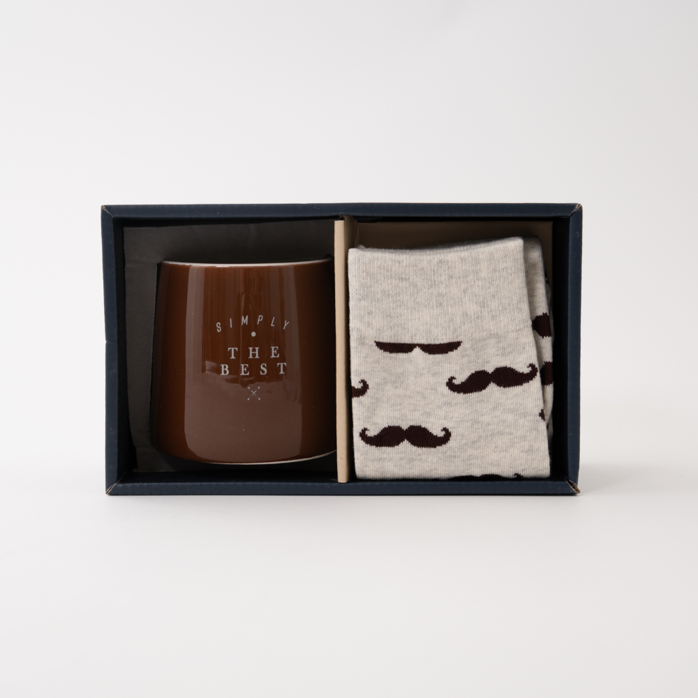 Ceramic Mug & Sock Set - The Best