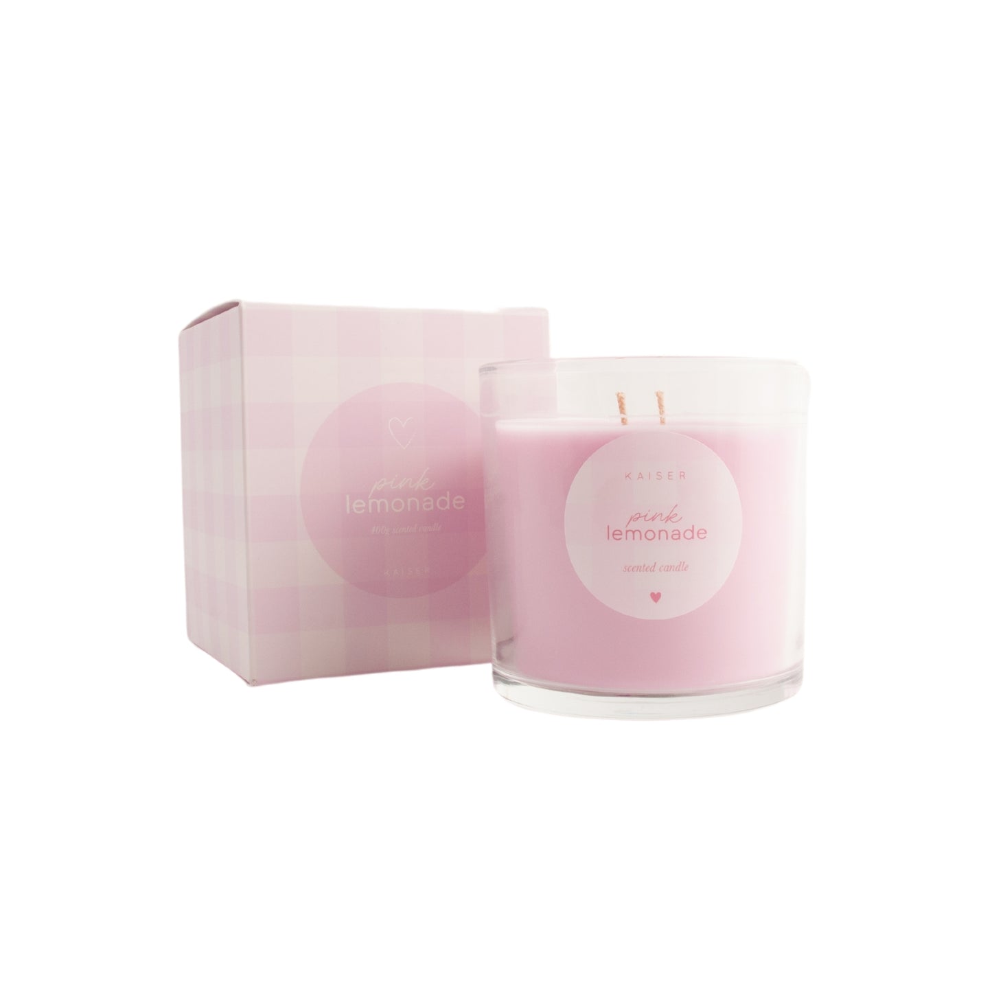 Sweethearts Large Candle - Pink Lemonade