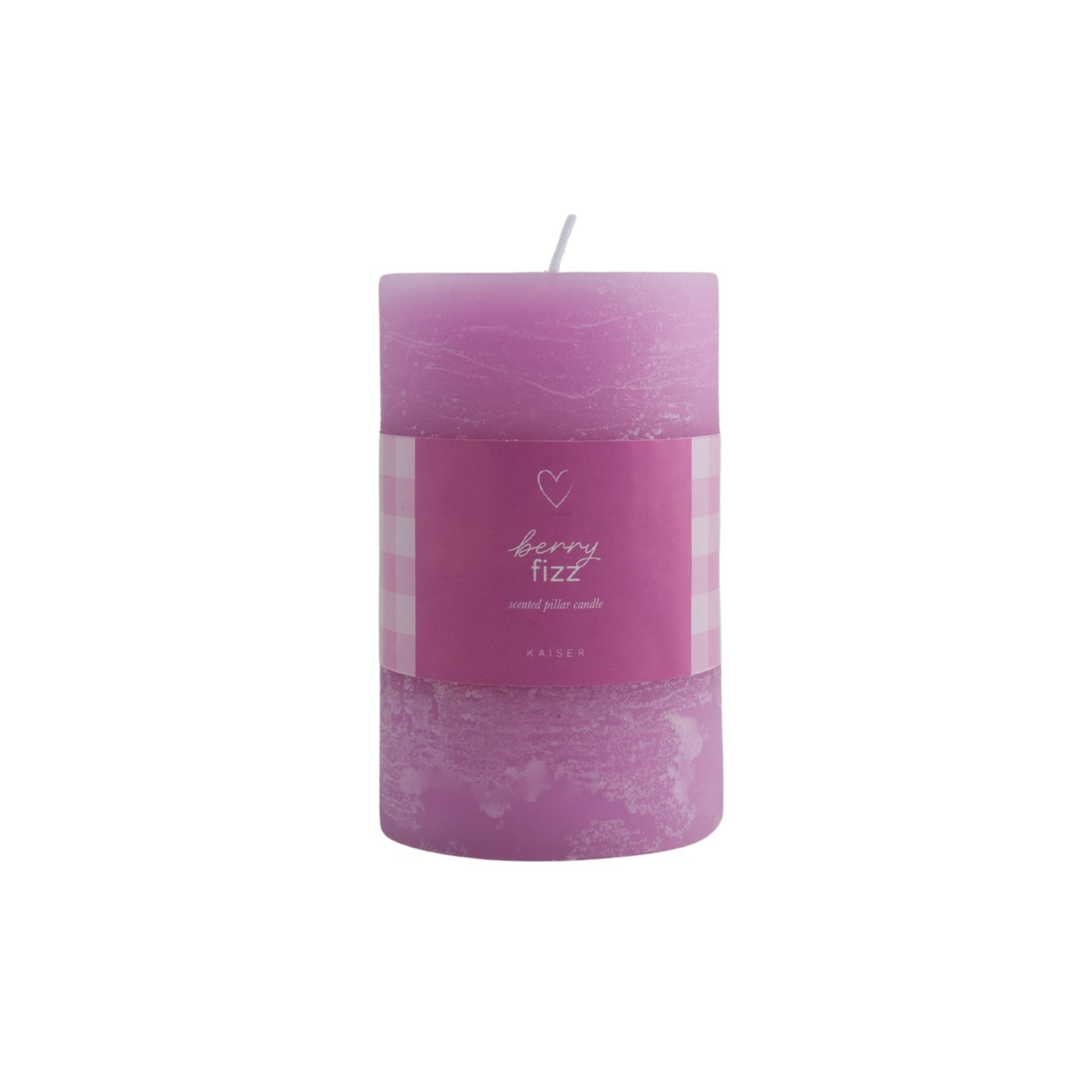 Sweethearts Pillar Candle - Berry Fizz