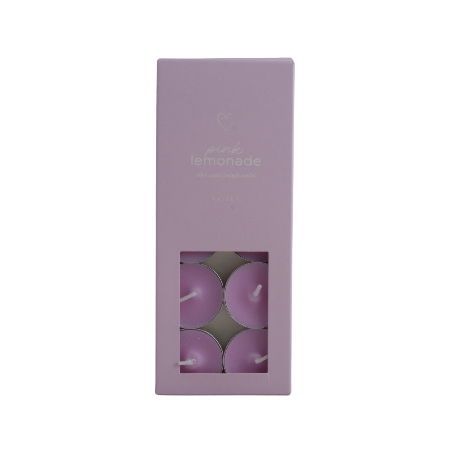 Sweethearts 10pk Scented Tealights - Pink Lemonade