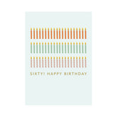 Greeting Card Birthday Milestone - 60 Candles