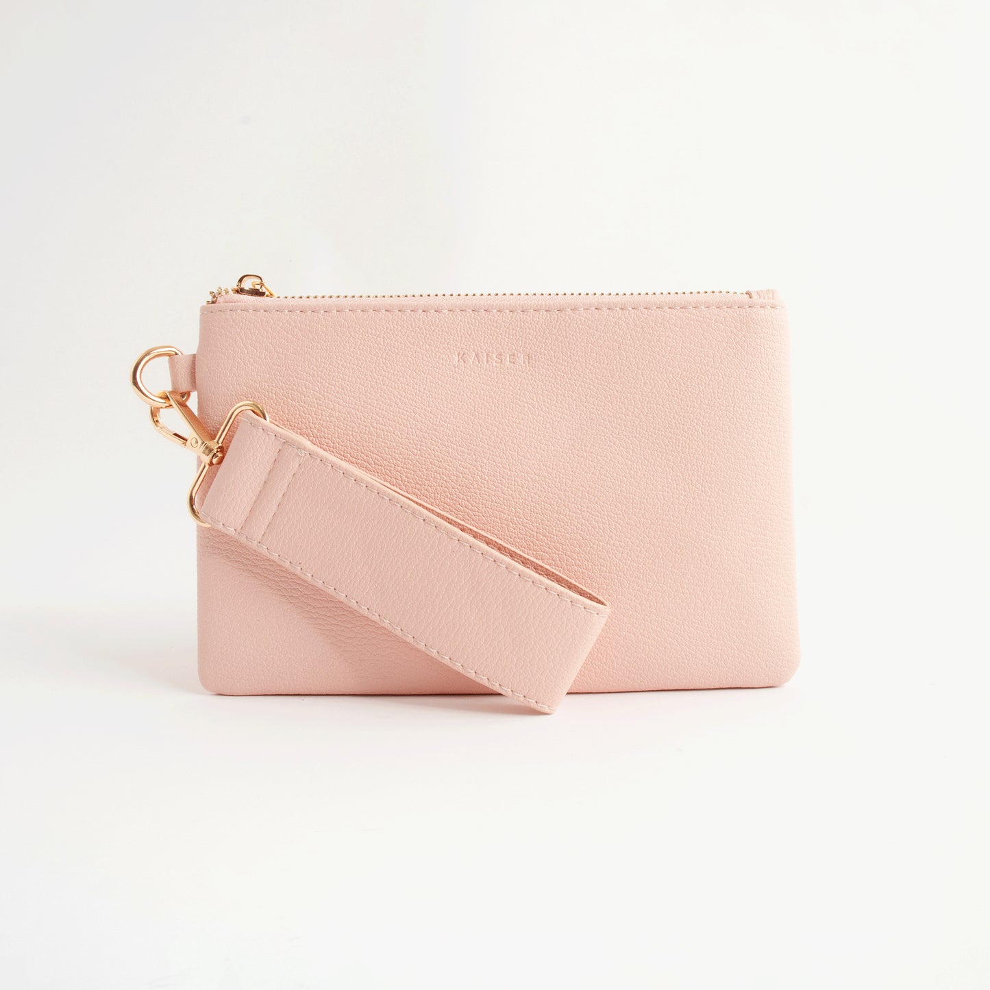 Clutch with Strap - PASTEL PINK
