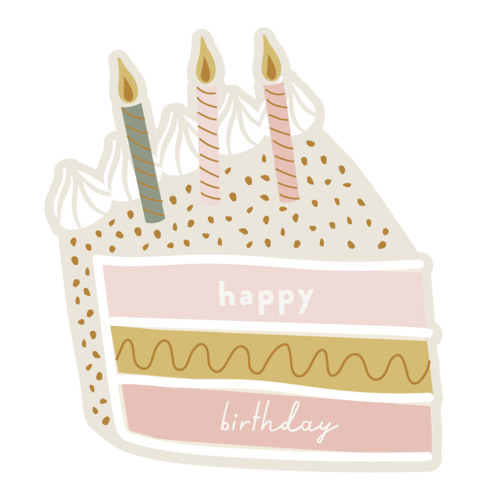 Premium Greeting Card Lemonade - BIRTHDAY CAKE