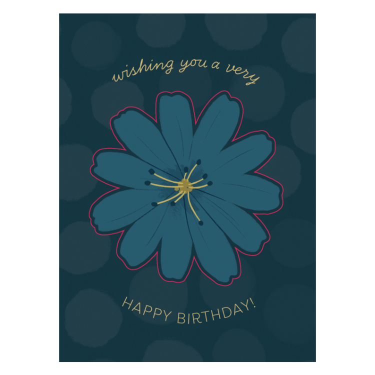 Premium Greeting Card BIRD SONG - Bloom