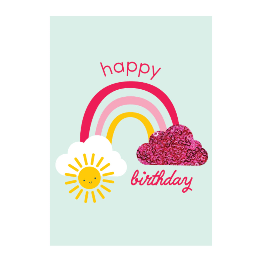 Premium Greeting Card SUMMER SPRINGS - Rainbow