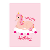 Premium Greeting Card SUMMER SPRINGS - Unicorn Cloud