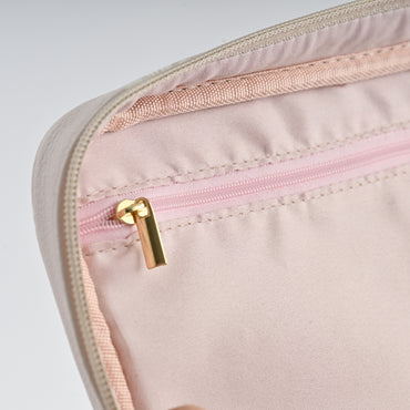 Printed Faux Leather Toiletry Bag - DITSY DAISY