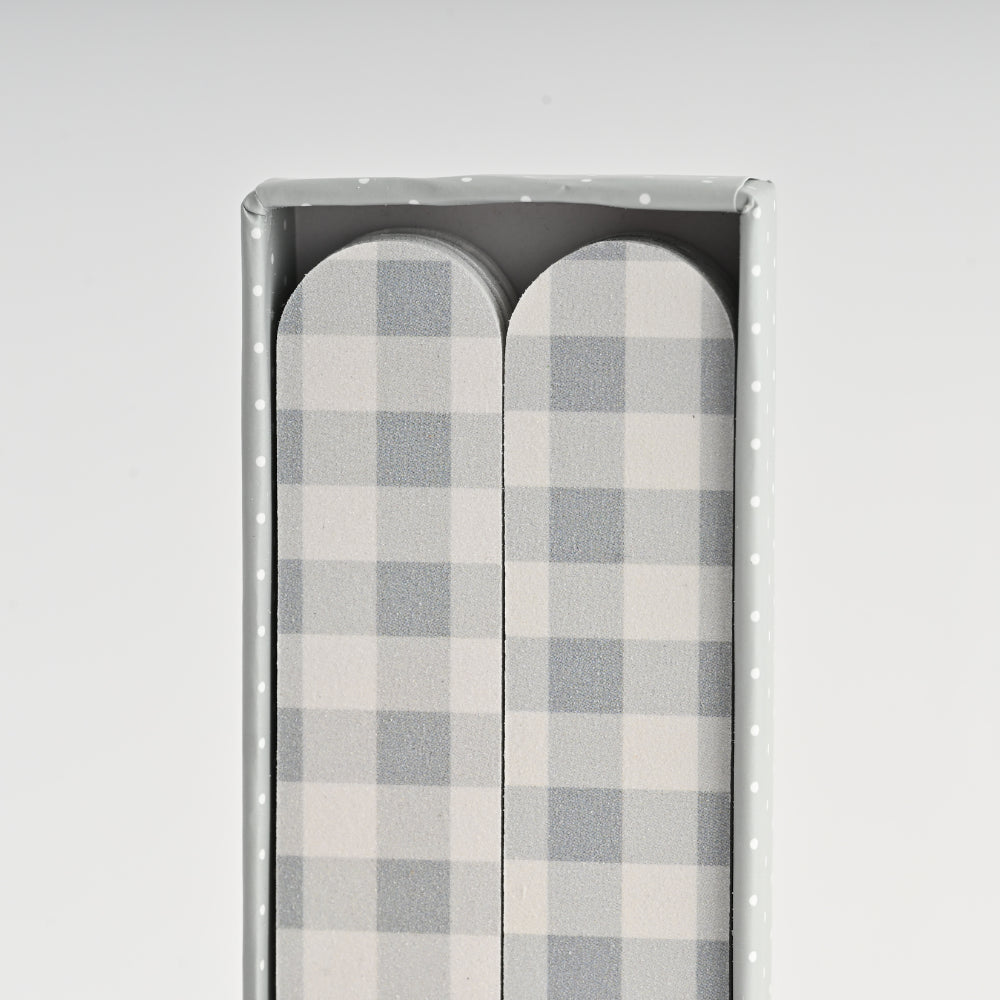 Printed Nail File - GINGHAM