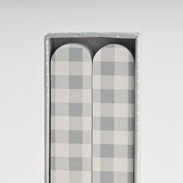 Printed Nail File - GINGHAM