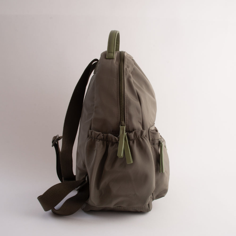 Nylon Backpack - GREEN
