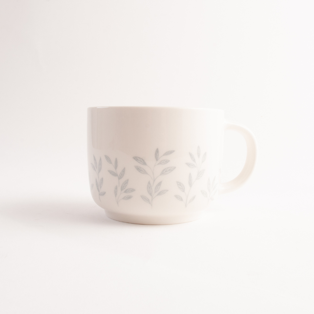 Tea Mug - LINEAR LEAVES