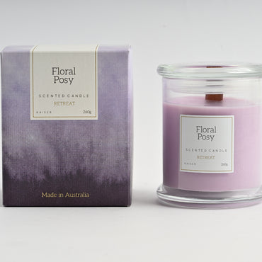 Retreat Candle 260g - FLORAL POSY