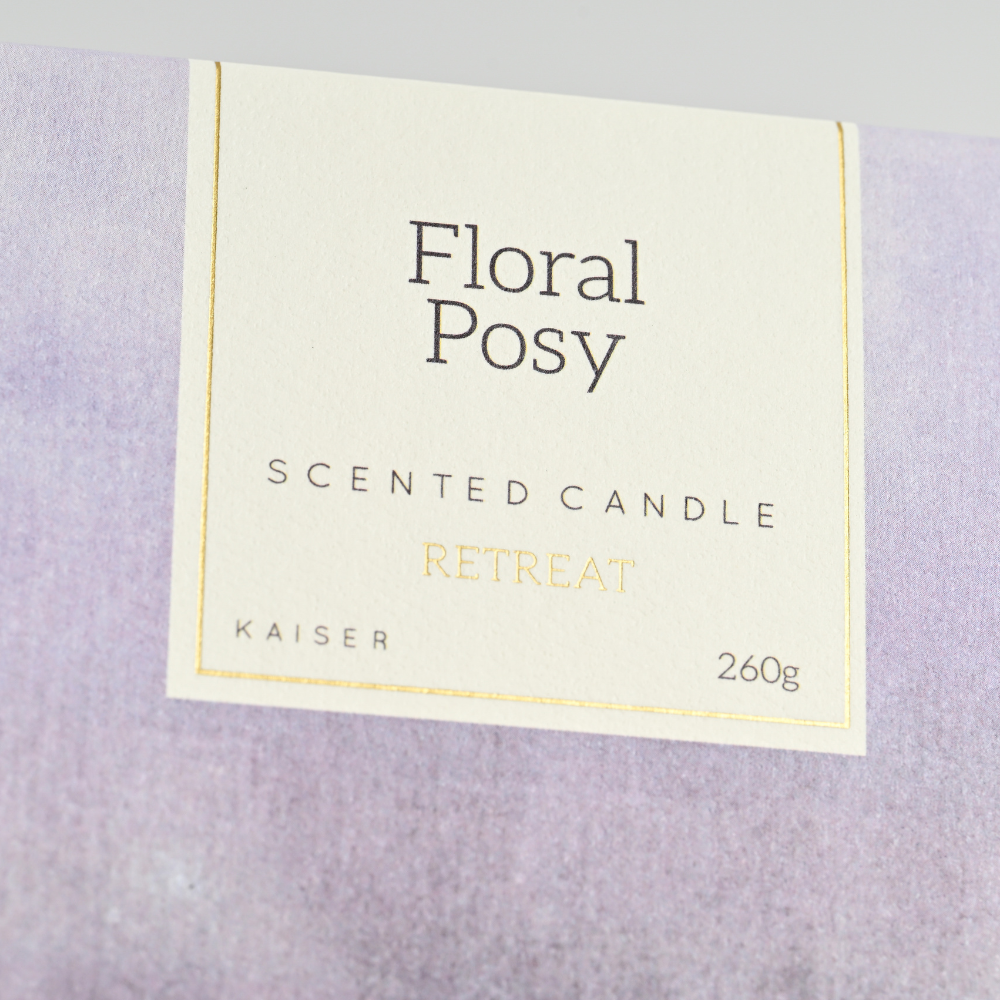Retreat Candle 260g - FLORAL POSY