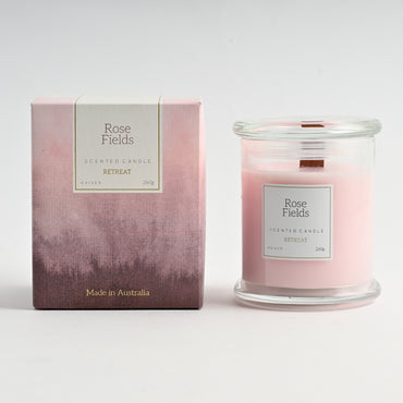 Retreat Candle 260g - ROSE FIELDS