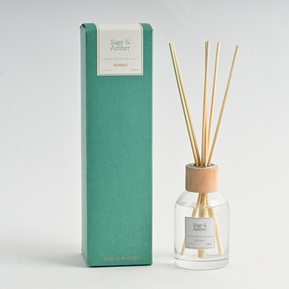 Retreat Reed Diffuser 100ml - SAGE & AMBER