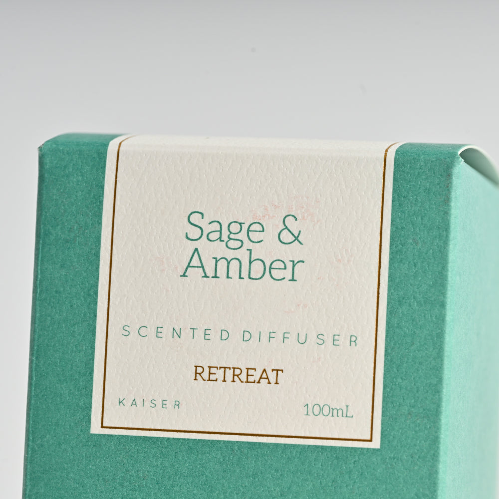 Retreat Reed Diffuser 100ml - SAGE & AMBER