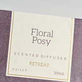 Retreat Reed Diffuser 200ml - FLORAL POSY