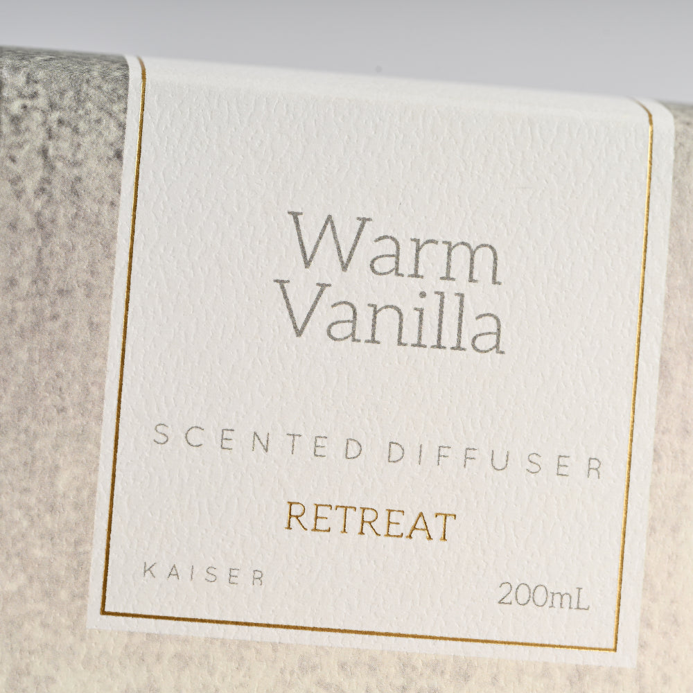 Retreat Reed Diffuser 200ml - WARM VANILLA