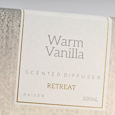 Retreat Reed Diffuser 200ml - WARM VANILLA
