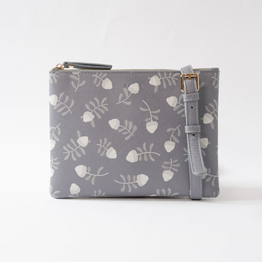 Kaiser Rectangle Shoulder Bag - Grey Waratah