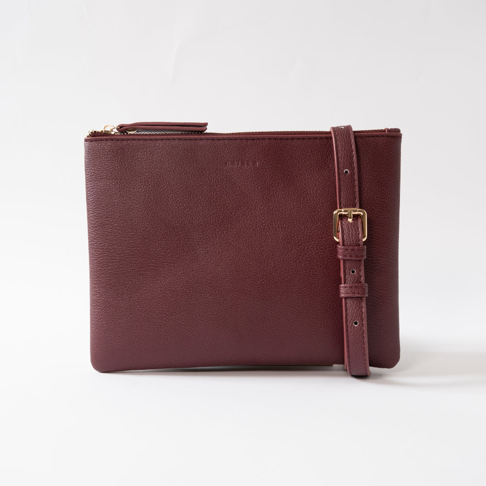 Kaiser Rectangle Shoulder Bag -Boysenberry