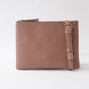 Kaiser Rectangle Shoulder Bag - Hazelnut