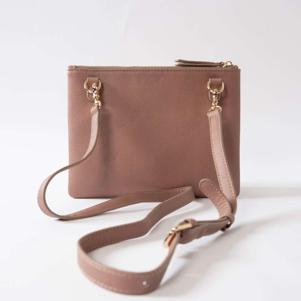 Kaiser Rectangle Shoulder Bag - Hazelnut