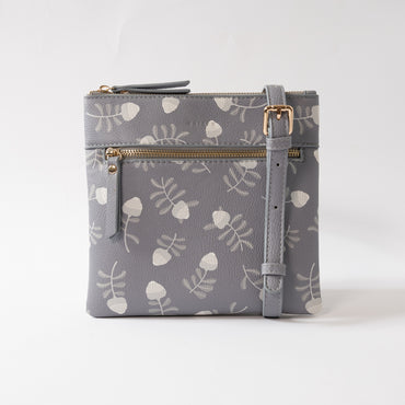 Kaiser Square Shoulder Bag - Grey Waratah