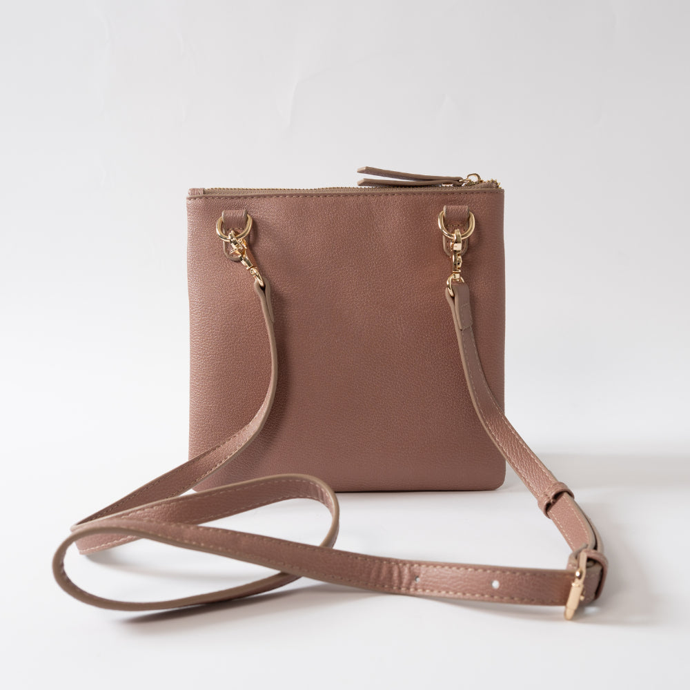 Kaiser Square Shoulder Bag - Hazelnut