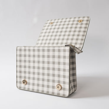 Kaiser Classic Side Bag - Sage Gingham