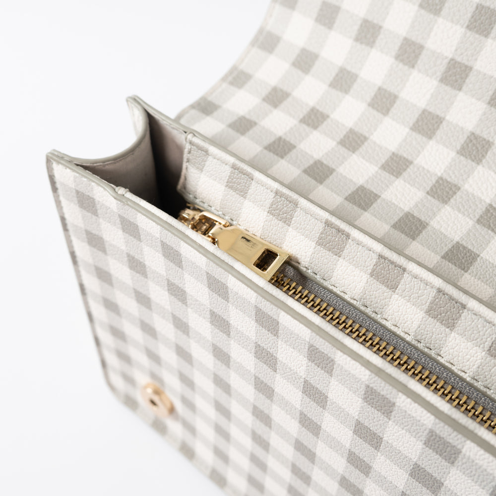 Kaiser Classic Side Bag - Sage Gingham