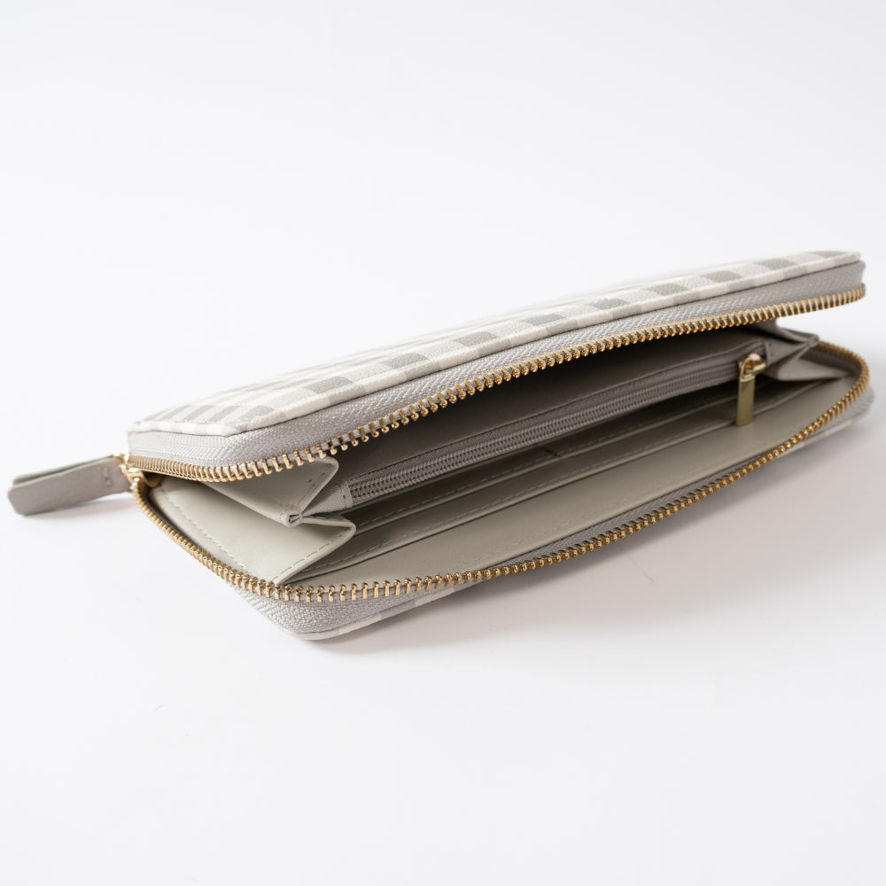 Kaiser Rectangle Wallet - Sage Gingham