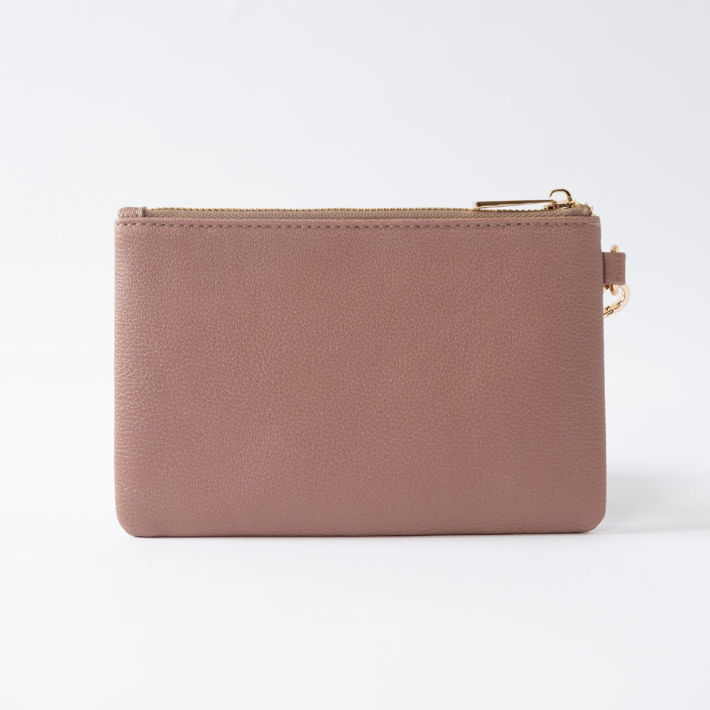 Kaiser Clutch w/ Strap - Hazelnut