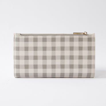 Kaiser Faux Leather Purse - Sage Gingham