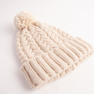 Ladies Beanie - NATURAL