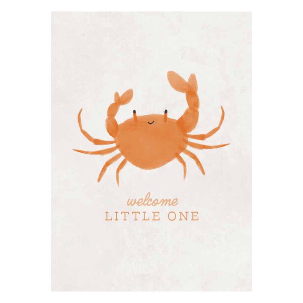 Greeting Card - Bubbles - Little Crab