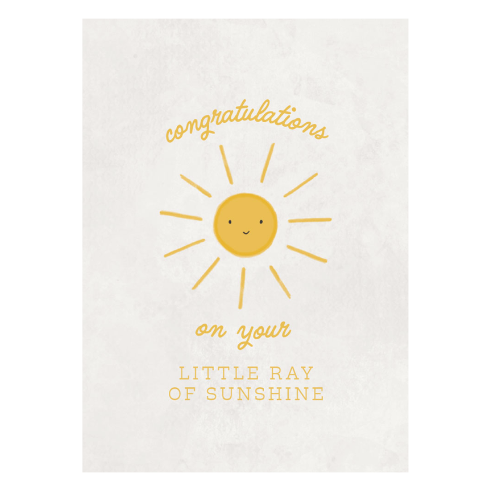 Greeting Card - Bubbles - Ray of Sunshine