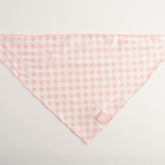 Pet Bandana - PINK GINGHAM